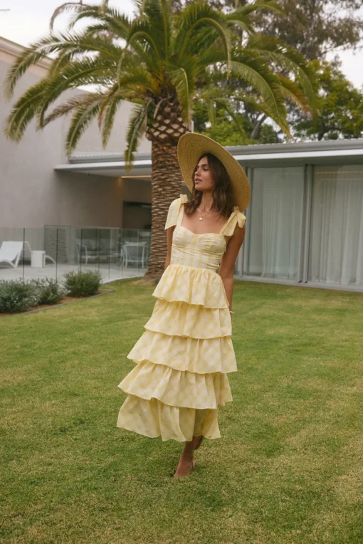 Dalia Maxi Dress Yellow