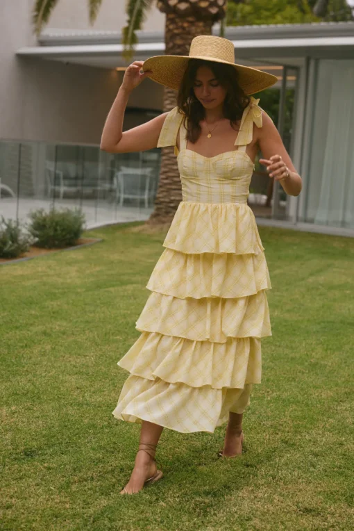 Dalia Maxi Dress Yellow