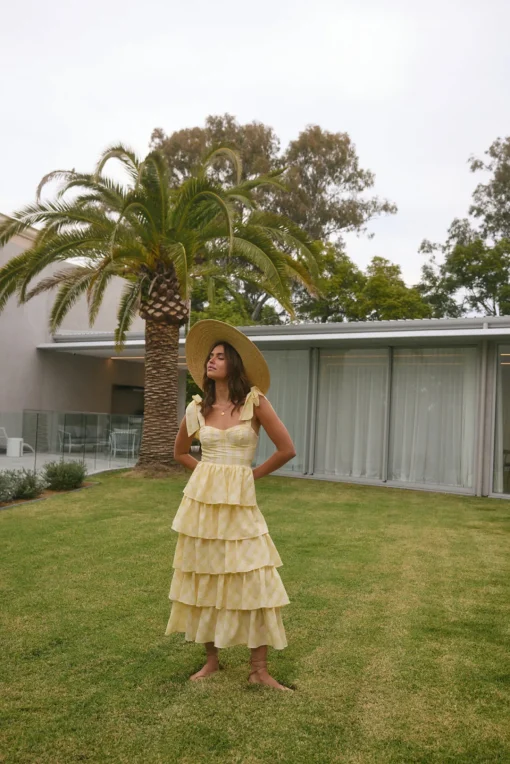 Dalia Maxi Dress Yellow