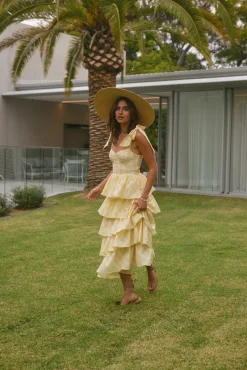 Dalia Maxi Dress Yellow