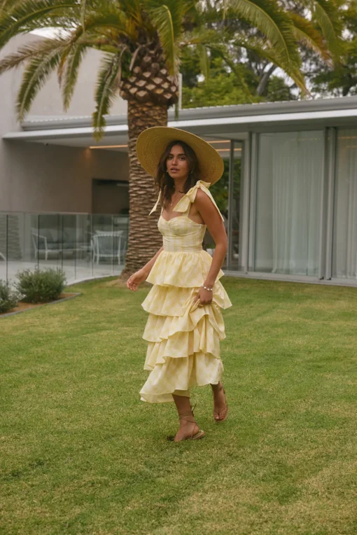 Dalia Maxi Dress Yellow