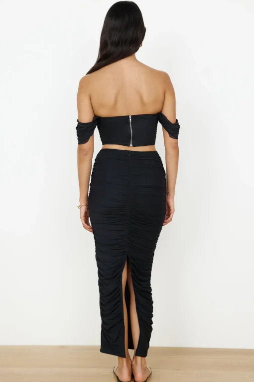Dance Darling Crop Top Black
