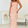 Dance With Me Maxi Dress Orange