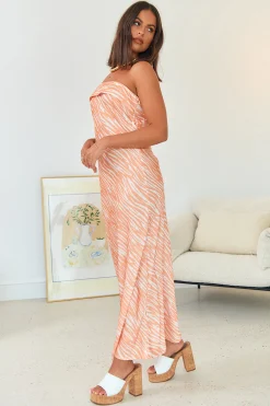 Dance With Me Maxi Dress Orange