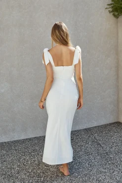 Daphne Maxi Dress White