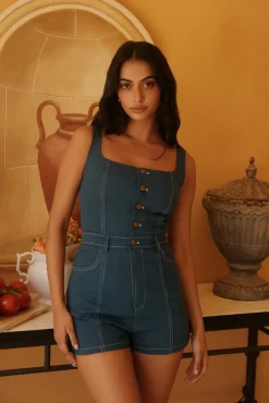 Darcys Dreams Playsuit Blue