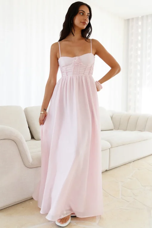 Darling Dear Maxi Dress Pink