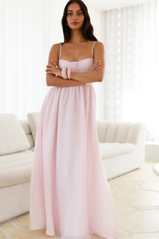 Darling Dear Maxi Dress Pink