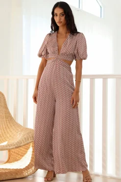 Desert Island Jumpsuit Beige