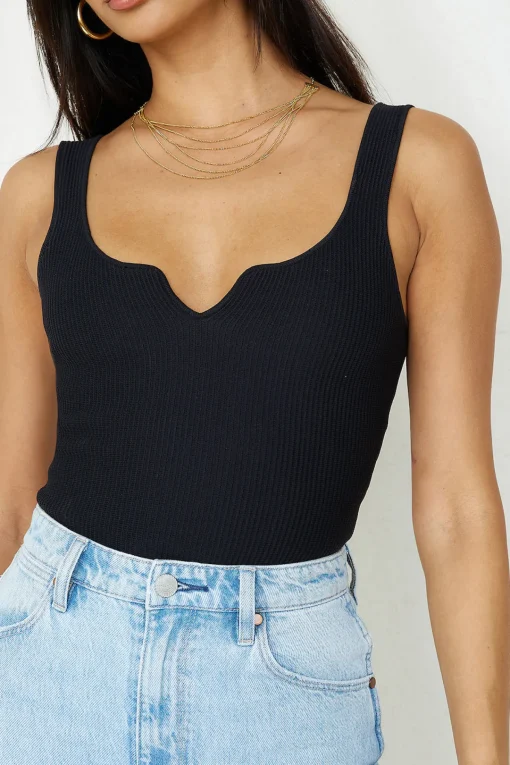 Diamond Sky Bodysuit Black