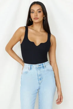 Diamond Sky Bodysuit Black