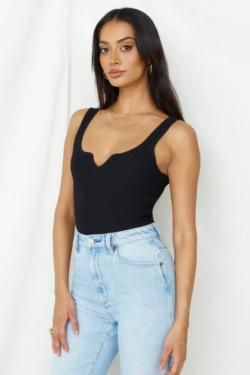 Diamond Sky Bodysuit Black