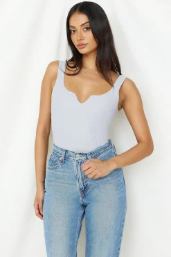 Diamond Sky Bodysuit Grey