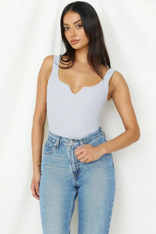 Diamond Sky Bodysuit Grey