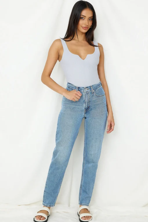 Diamond Sky Bodysuit Grey