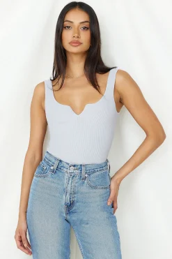 Diamond Sky Bodysuit Grey