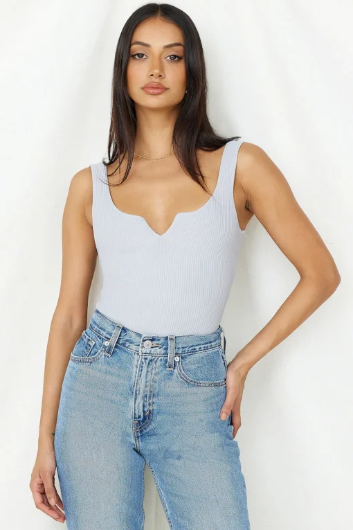 Diamond Sky Bodysuit Grey