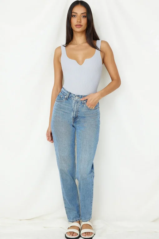 Diamond Sky Bodysuit Grey