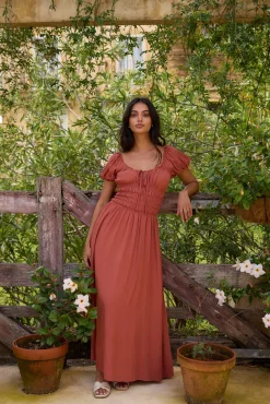 Dusk and Dawn Maxi Dress Brown