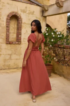 Dusk and Dawn Maxi Dress Brown