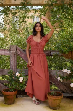 Dusk and Dawn Maxi Dress Brown