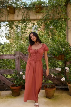 Dusk and Dawn Maxi Dress Brown