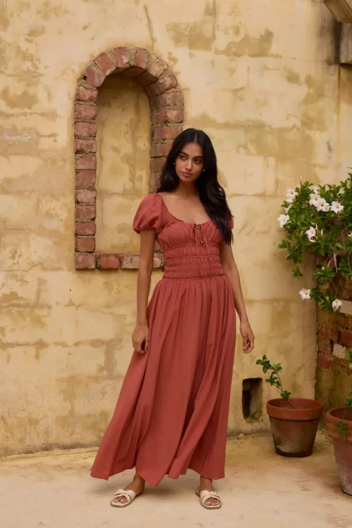 Dusk and Dawn Maxi Dress Brown