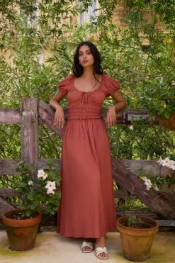 Dusk and Dawn Maxi Dress Brown