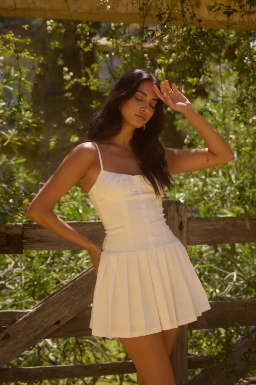 Emily Elizabeth Mini Dress White