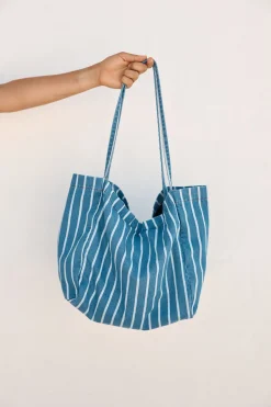 Essentials Packed Tote Bag Blue