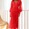 Exactly Right Maxi Dress Red