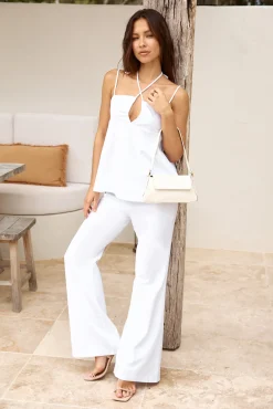 Exotic Wonders Cami Top White