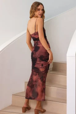 Feeling Special Maxi Dress Brown