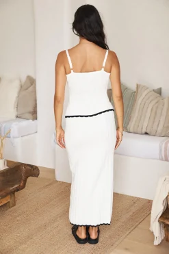 Finer Things Cami Top White