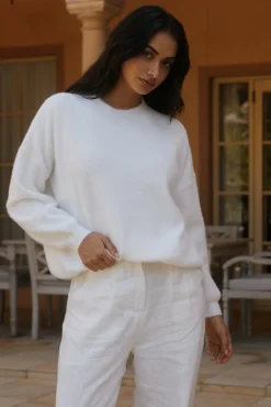 Fior Nights Jumper in White
