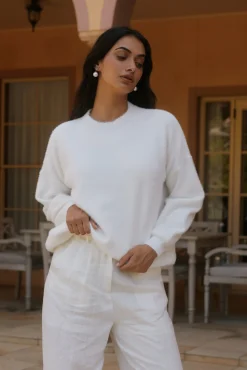 Fior Nights Jumper in White