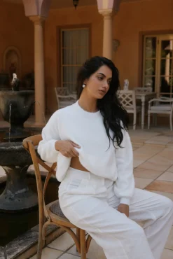 Fior Nights Jumper in White