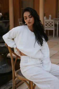 Fior Nights Jumper in White