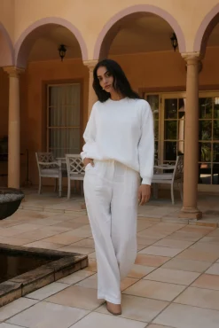 Fior Nights Jumper in White