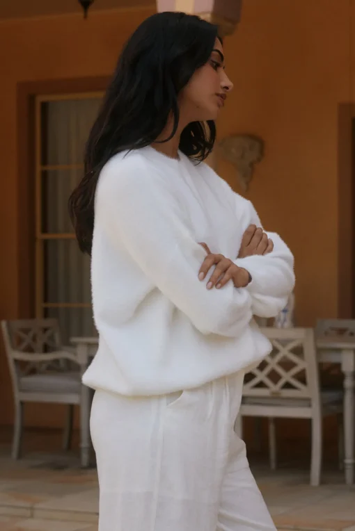 Fior Nights Jumper in White