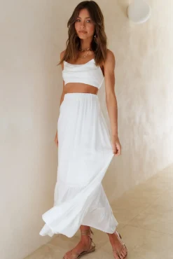 Fixed Focus Crop Top White