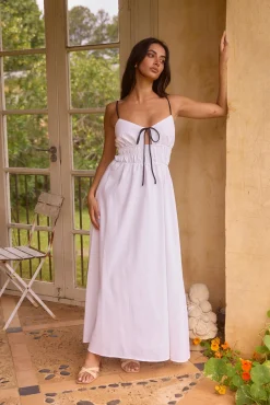 Fleeting Moments Maxi Dress White