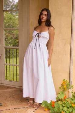Fleeting Moments Maxi Dress White