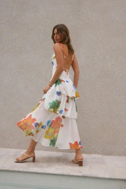 Floral Dreams Maxi Dress Multi