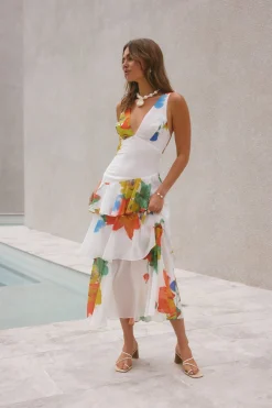 Floral Dreams Maxi Dress Multi