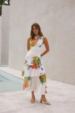 Floral Dreams Maxi Dress Multi