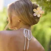 Flower Love Hair Claw Pink