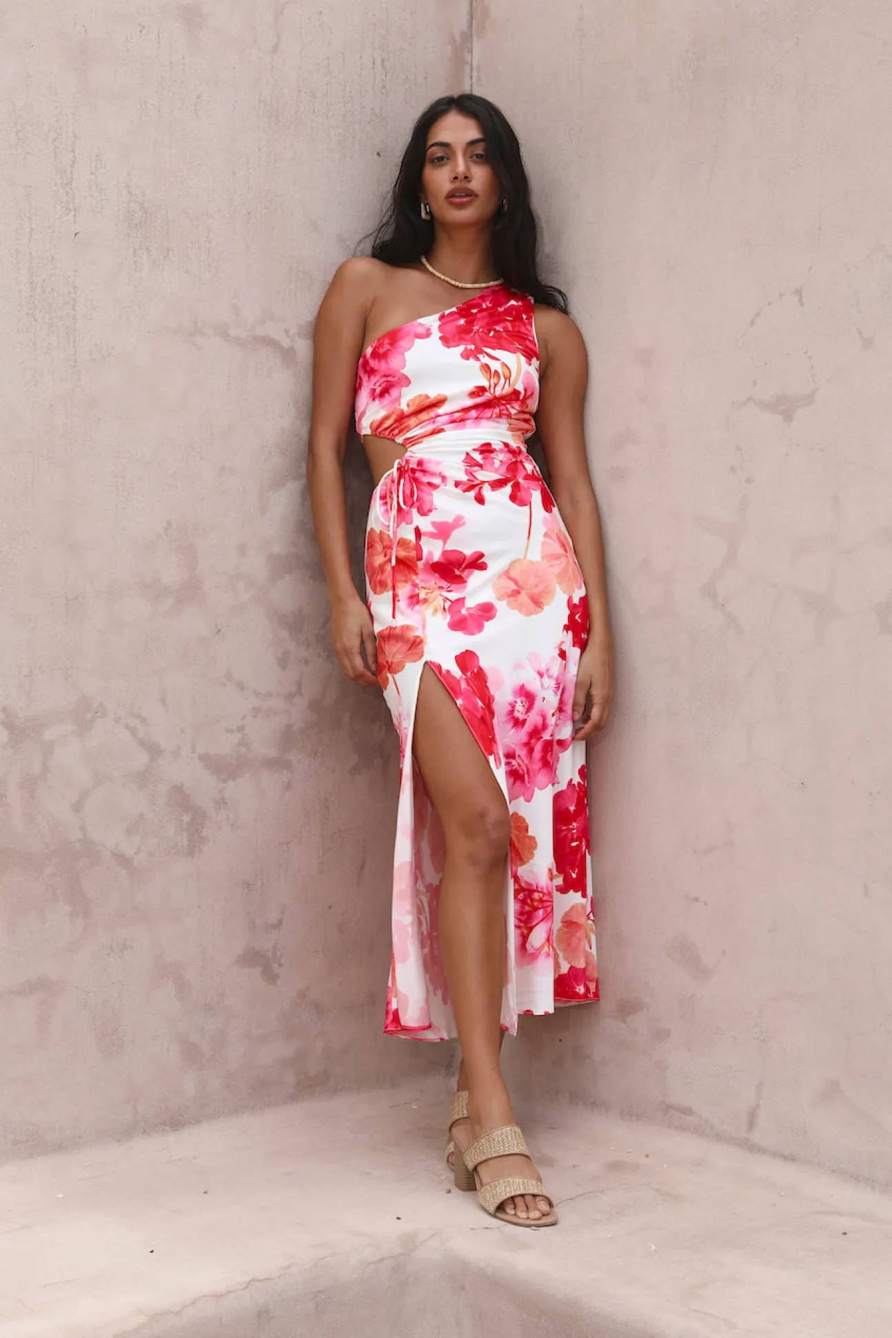 Flowers In Your Hair Maxi Dress Pink