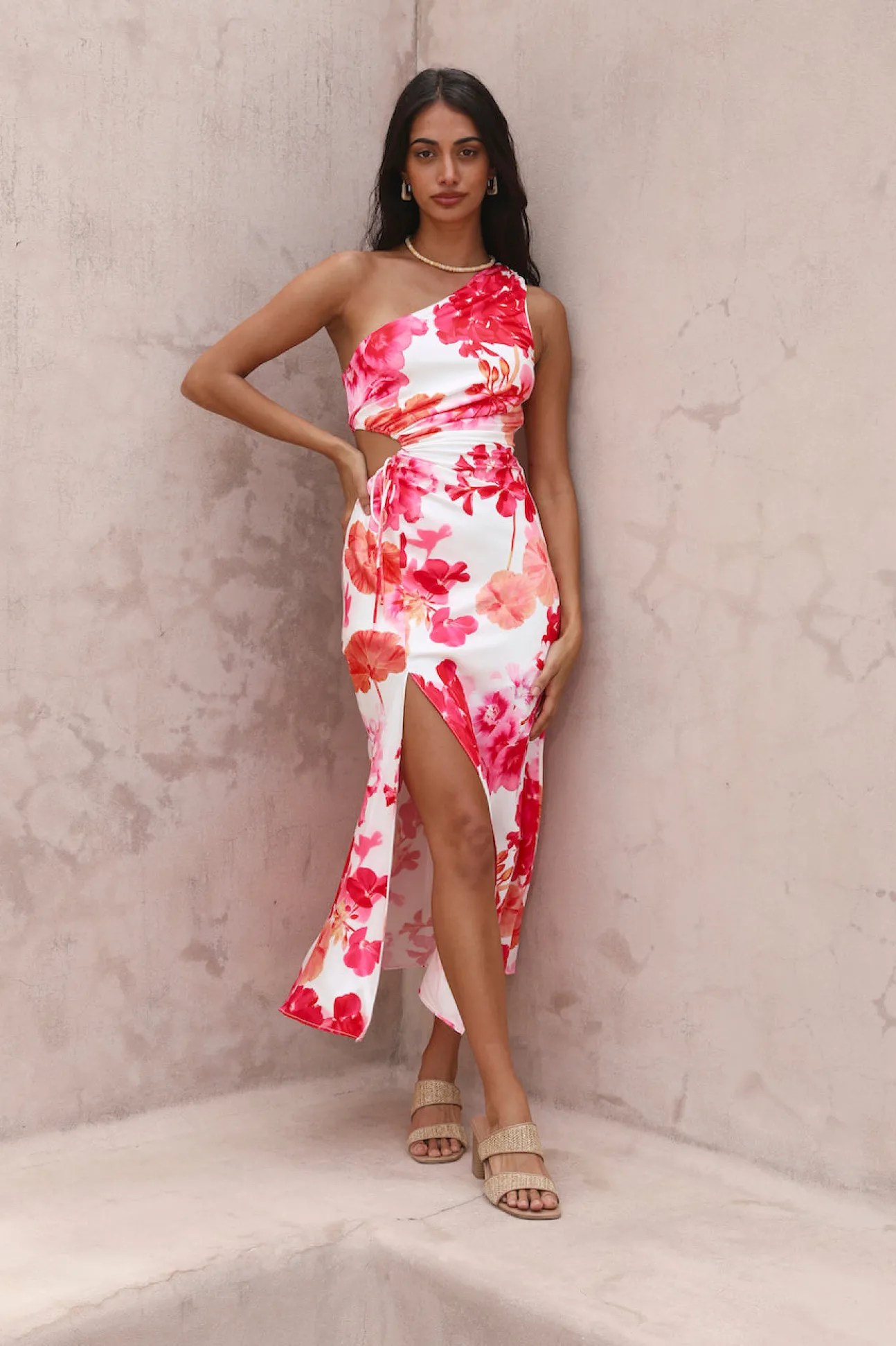 Flowers In Your Hair Maxi Dress Pink