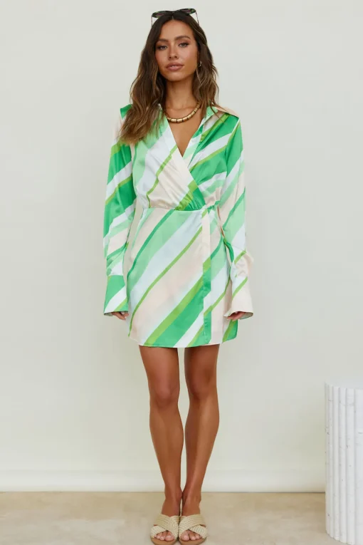 Forever Remembered Dress Green